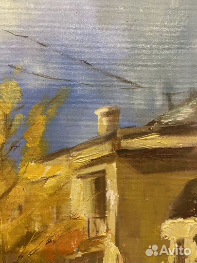 Картина маслом на холсте пейзаж