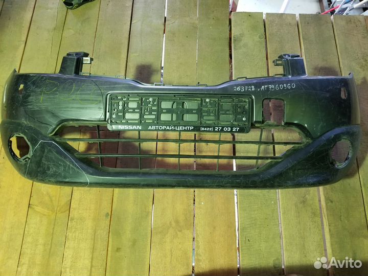 Передний бампер Nissan Qashqai 2013