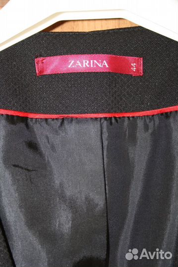 Zarina жилет женский черный костюмный классический