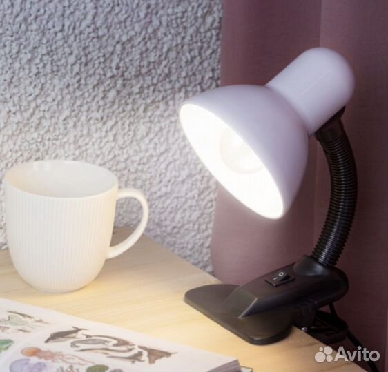 Настольный светильник прищепка под лампу