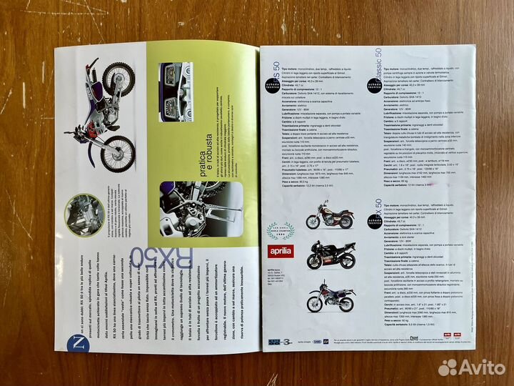 Реклама итальянских скутеров 2000г