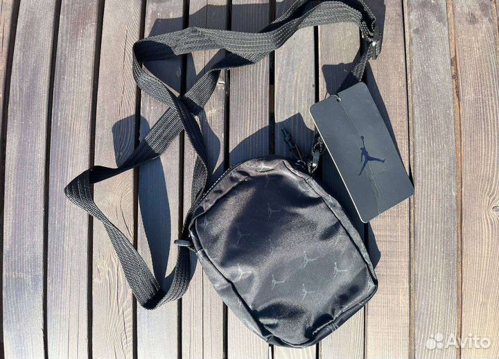 Сумка Nike Jordan Airborne Festival Bag black logo