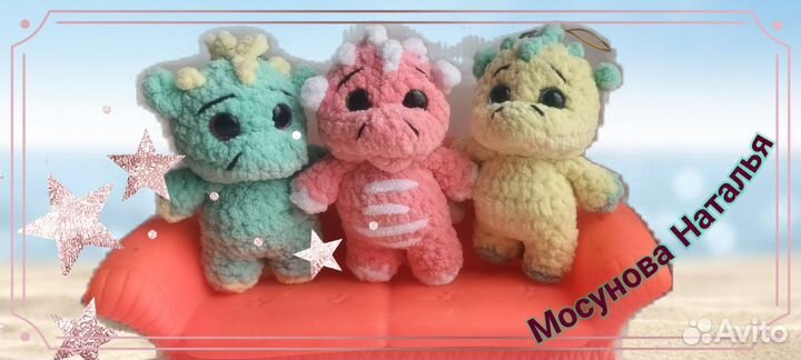 Вязаные игрушки ручной работы