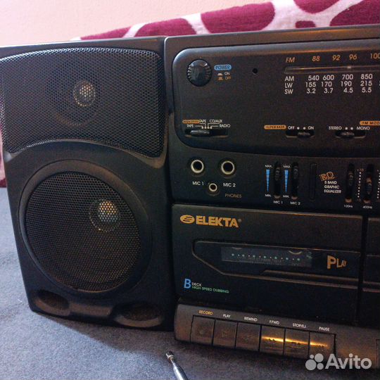Двухкасетный магнитофон Электа