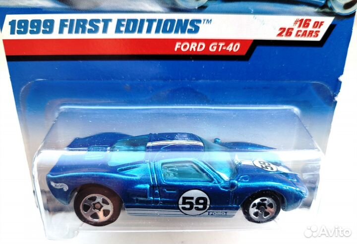 Hot Wheels Ford GT-40 Коллекция