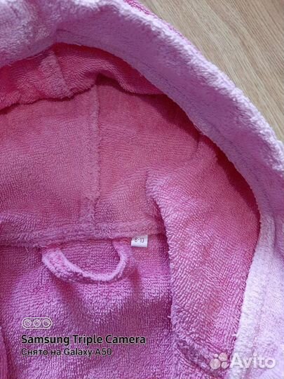 Банные халаты на девочку 4-10 лет