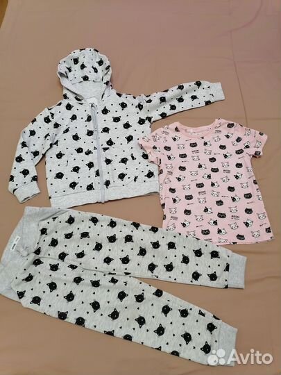 Вещи пакетом для девочки 110