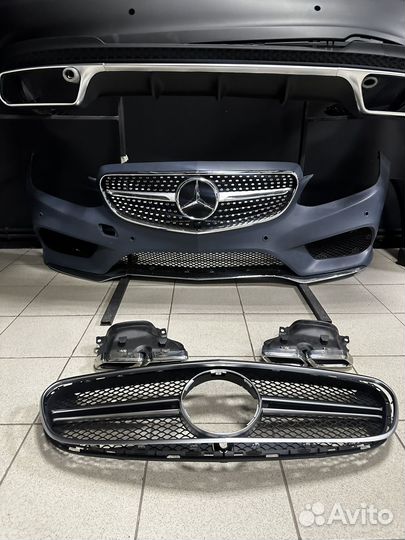 Mercedes benz w212 обвес amg пакет