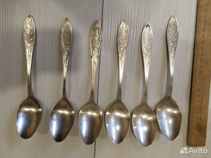Ложки столовые мнц зиш мельхиор СССР