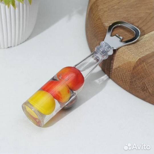 Открывалка Доляна «Бутылёк», на магните, 13,52,53