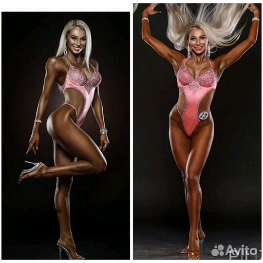 Пошив купальников для фитбикини, фитмодель