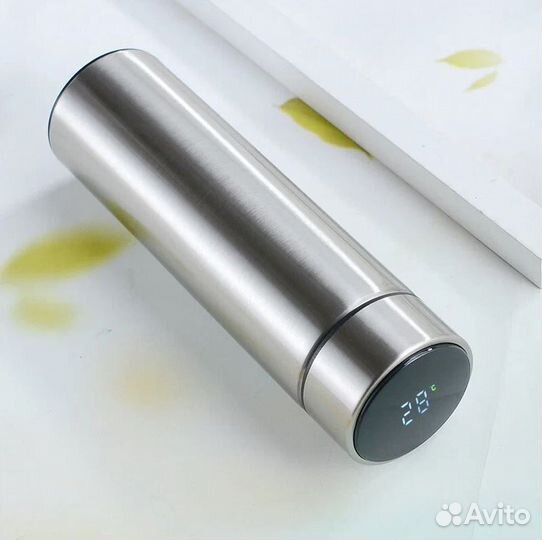 Термос с датчиком температуры 500 мл, сталь 304