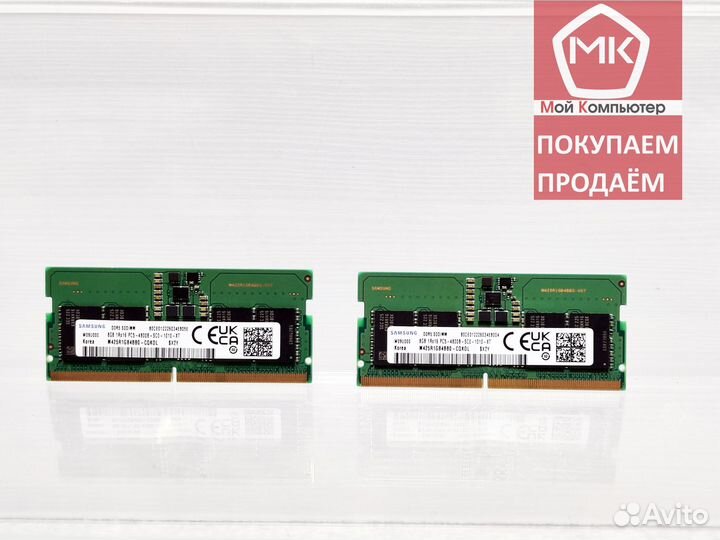 16GB DDR5 4800 MHz Samsung (для ноутбука)