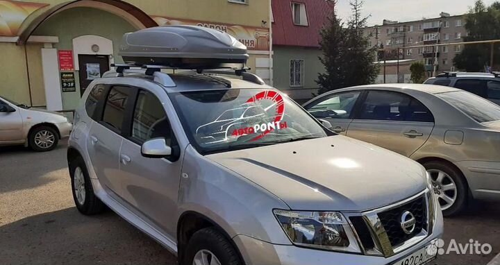 Багажник Renault Duster и Terrano широкий рейлинг
