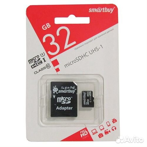 Smartbuy 16, 32, 64 GB, micro SD и microHC,Class10