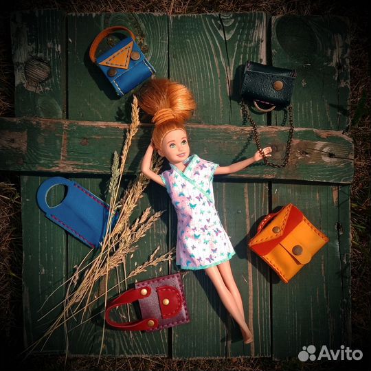 Сумочки для Барби кожа