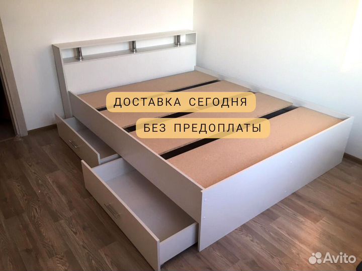 Кровать 120х200 с ящиками