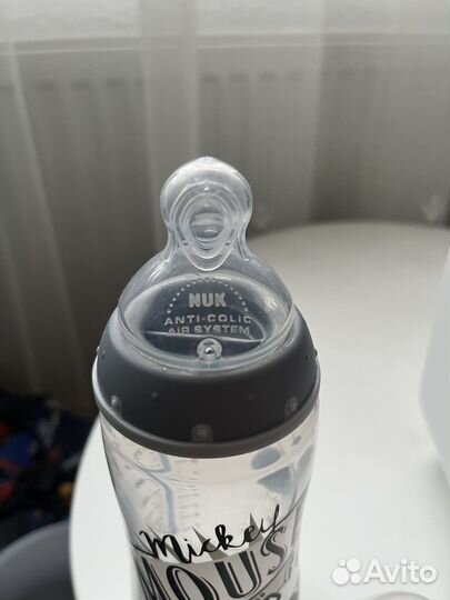 Бутылочка для кормления NUK с индикатором