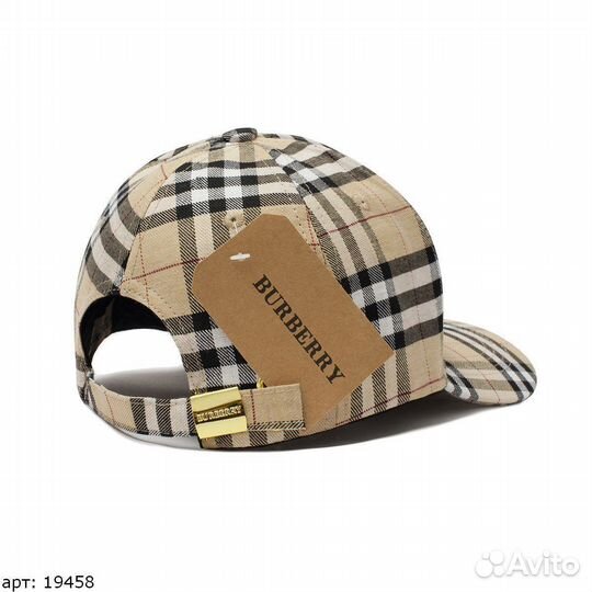 Кепка burberry бежевая