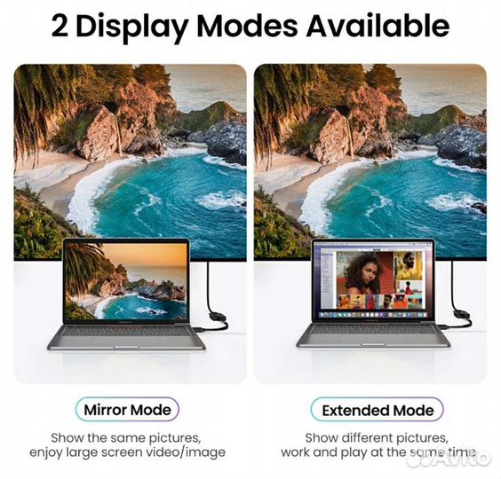 Кабель Type-C To hdtv 4K hdmi Video Adapter