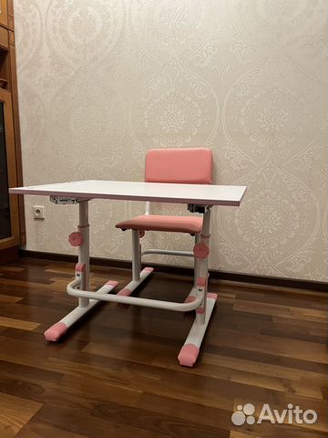 Растущая парта и стул деми