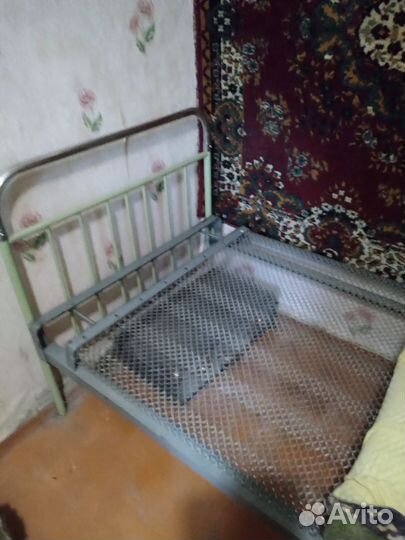 Кровать железная СССР полуторка