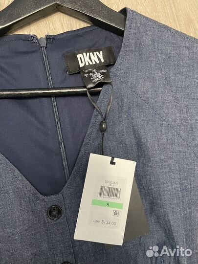 Dkny 46 (8) платье новое оригинал джинса