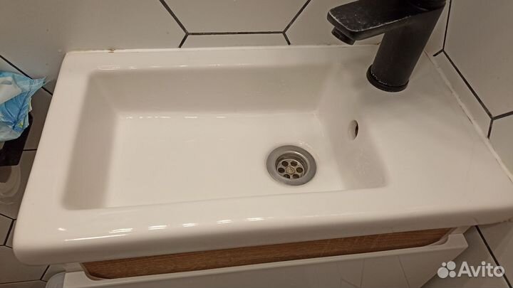 Тумба с раковиной Am.Pm X-Joy 45 белый глянец