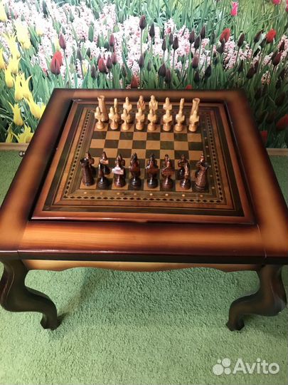 Нарды и шахматы ручной работы