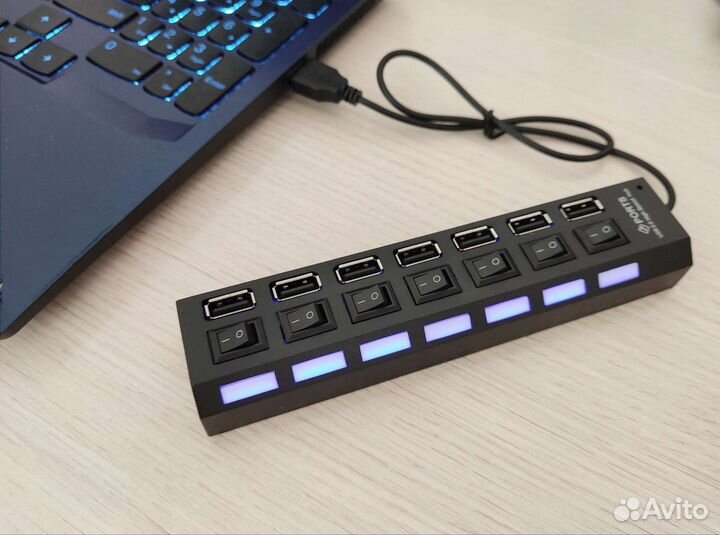 Разветвитель USB Hub 7 портов
