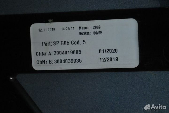 Спойлер крышки багажника Bmw X5