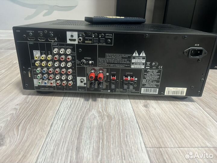 Домашний кинотеатр pioneer 5.1 с сабвуфером и DVD