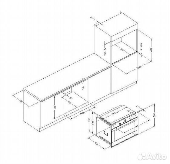 Духовой шкаф bertazzoni F909proekx