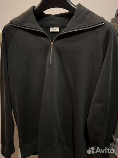 Толстовка на молнии lime