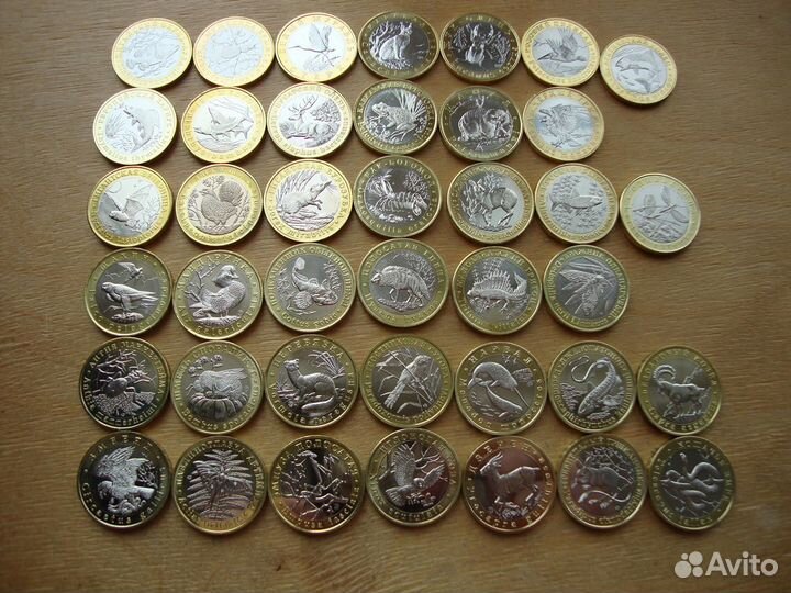 5 червонцев 2016-2022 Красная книга Ммд 40 шт