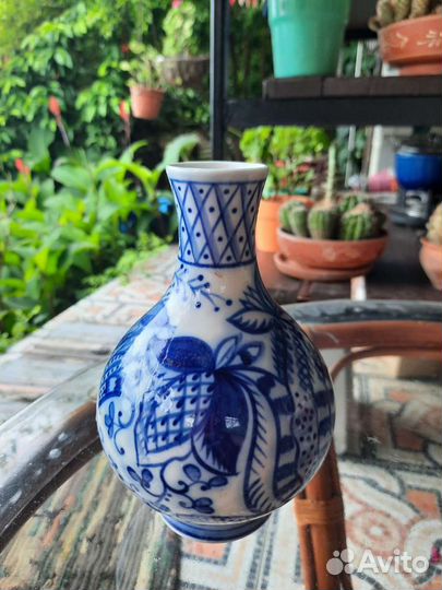 Ваза СССР Гжель