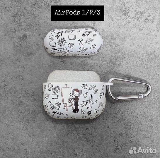 Чехол для наушников аирподс/ кейс для airpods