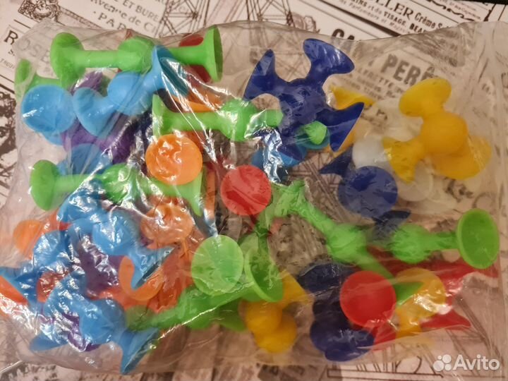 Прилипалы. Строительные блоки. Монтессори