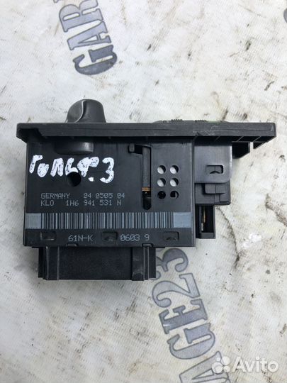 Переключатель света фар Volkswagen Golf 3