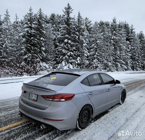 Накладка на заднее стекло Hyundai Elantra 6 AD