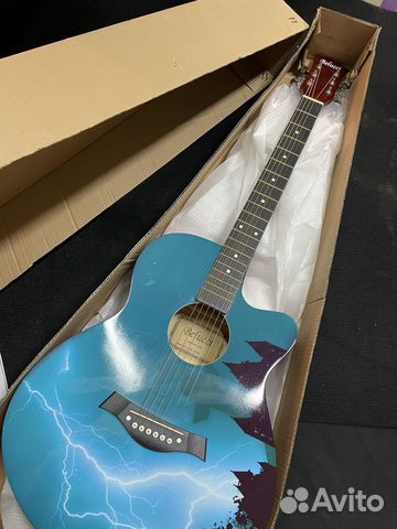 Акустическая гитара Belucci вс4040 TW бирюзовая