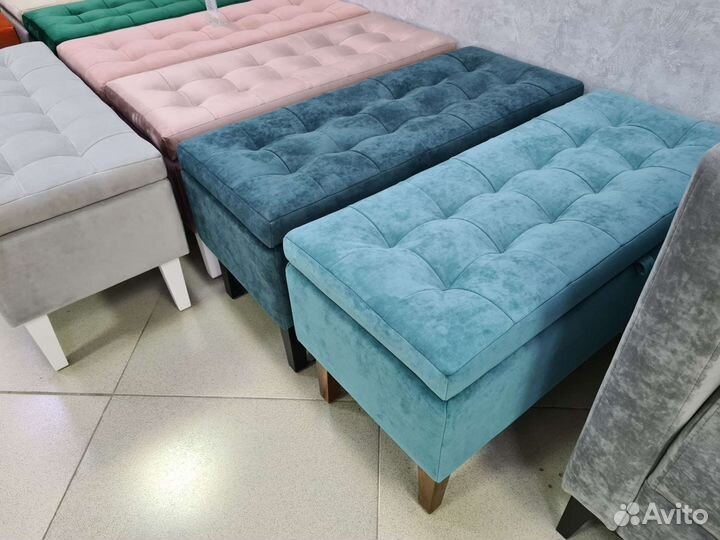 В наличии банкетка пуф в прихожую с ящиком