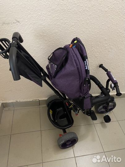 Трехколесный велосипед коляска