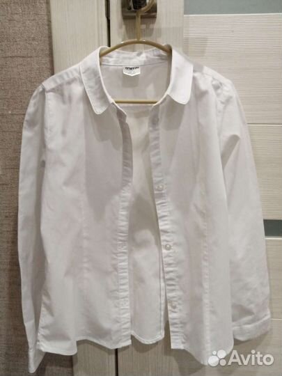 Блузка рубашка школьная для девочки