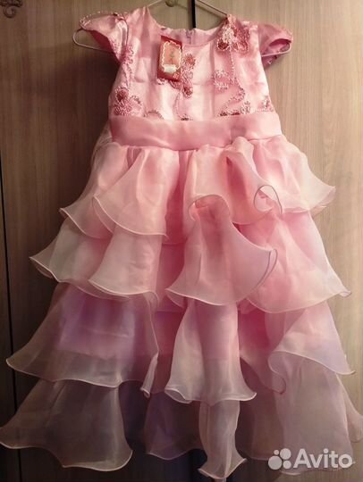 Платье для девочки 122-128