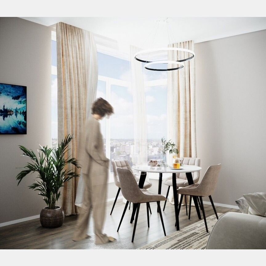 2-к. квартира, 58,4 м², 1/8 эт.