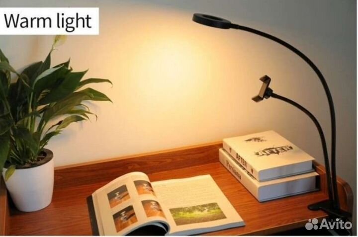 Штатив, Держатель для телефона с лампой