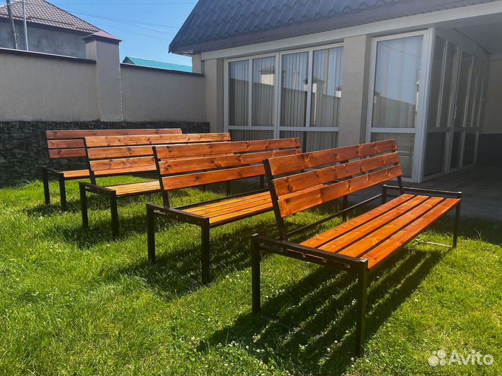 Скамейка в стиле лофт