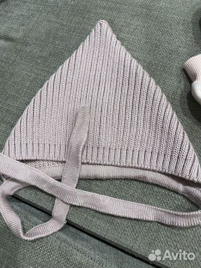 Шапочка чепчик для девочки