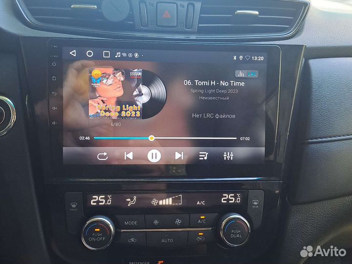 Магнитола на android nissan x-trail